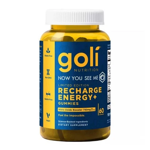 Goli Nutrition Recharge Energy Gummies 60 Count