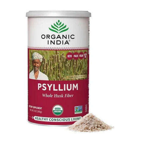 Organic India Whole Husk Psyllium 12 Oz