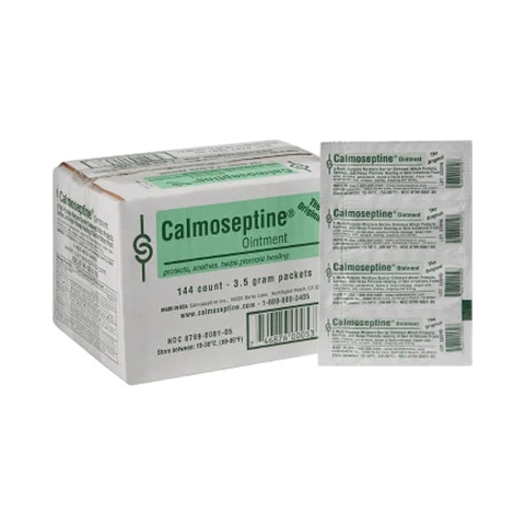 Calmoseptine Antiseptic Ointment Foil Packets 0.125 oz Box of 144