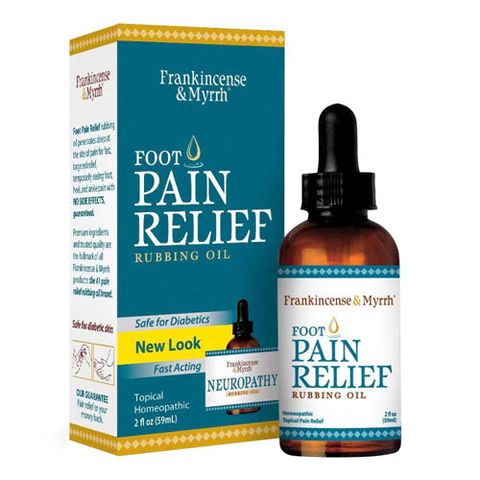 Frankincense and Myrrh Foot Pain Relief Rubbing Oil 2 oz