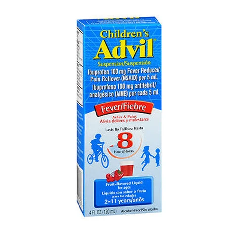 Advil Children's Ibuprofen Fever Reducer and Pain Reliever Liquid 4 oz